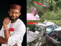 Akwa Ibom Journalist Narrowly Escapes Death After Ghastly Accident (Photos, Video) Akwa Ibom Journalist Narrowly Escapes Death After Ghastly Accident (Photos, Video)
