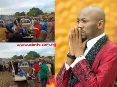 Gunmen Attack Apostle Suleman’s Convoy, Kill 3 Policemen (Photos, Video) Gunmen Attack Apostle Suleman’s Convoy, Kill 3 Policemen (Photos, Video)