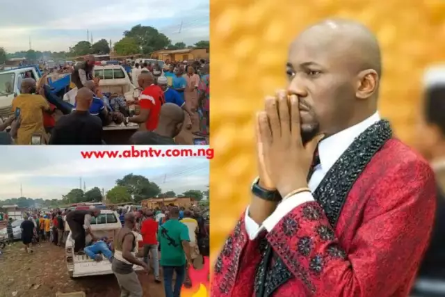 Gunmen Attack Apostle Suleman’s Convoy, Kill 3 Policemen (Photos, Video) Gunmen Attack Apostle Suleman’s Convoy, Kill 3 Policemen (Photos, Video)