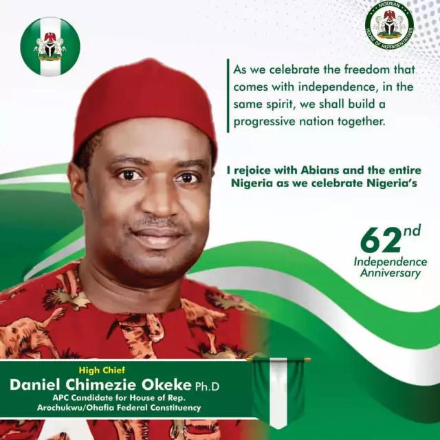 Nigeria @ 62: Leaders Must Prioritize People’s Interests As Mark Of True Independence — Chief Okeke Nigeria @ 62: Leaders Must Prioritize People's Interests As Mark Of True Independence — Chief Okeke
