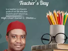 Teachers’ Day: Dan Okeke Salutes Teachers, Calls For More Investment In Education Teachers' Day: Dan Okeke Salutes Teachers, Calls For More Investment In Education