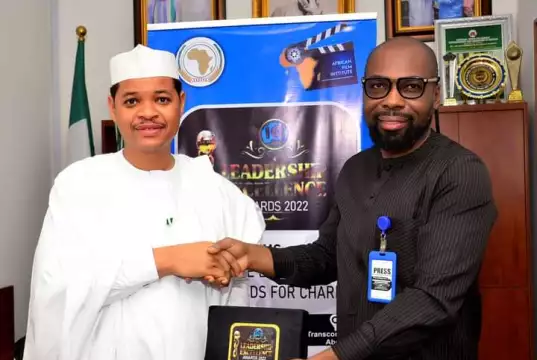 Buhari’s Lookalike, MC Tagwaye Emerges Best Comedian Of The Year; To Thrill Audience At Leadership Excellence Awards Buhari's Lookalike, MC Tagwaye Emerges Best Comedian Of The Year; To Thrill Audience At Leadership Excellence Awards