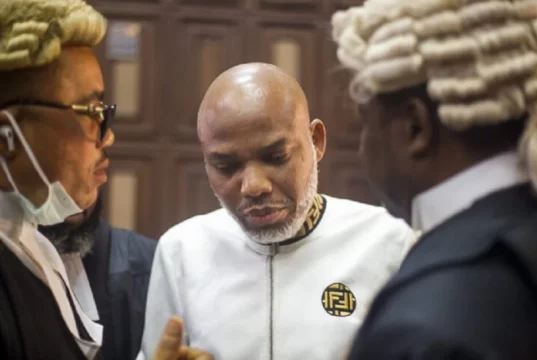 Extraordinary Rendition: Nnamdi Kanu Again Floors FG At Federal High Court US House Of Representatives Member Seeks Biden’s Intervention Over Nnamdi Kanu's Detention
