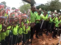 VIDEO: Sen. Orji Kalu Distributes Study Materials To Secondary Schools In Abia North Sen. Orji Kalu Distributes Study Materials To Secondary Schools In Abia North