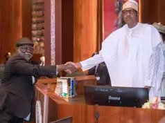 Buhari Swears In Justice Ariwoola Olukayode As CJN Buhari Swears In Justice Ariwoola Olukayode As CJN
