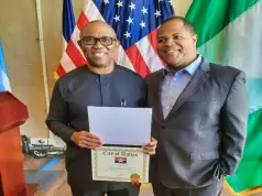 Peter Obi Conferred With Honorary Citizenship In United States Peter Obi Conferred With Honorary Citizenship In United States