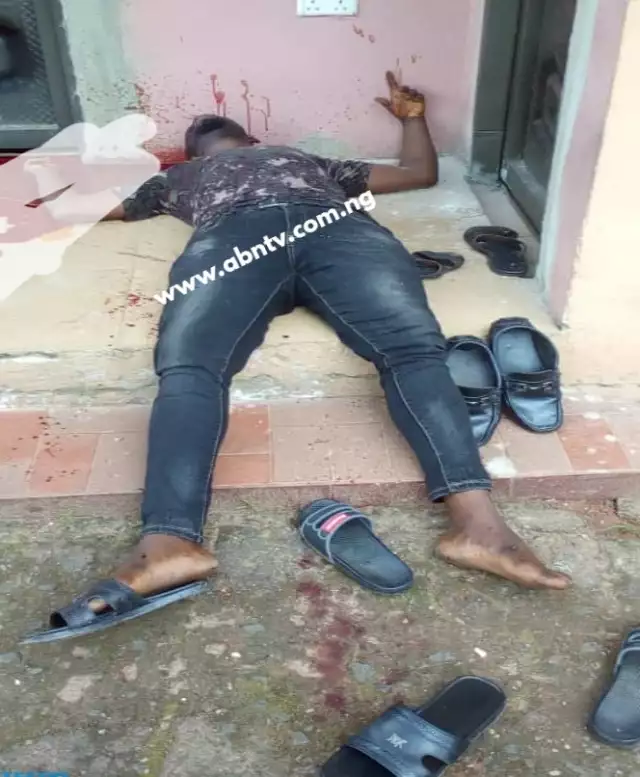 Policeman Attached To Abia Assembly Member, Kills Colleague (Graphic Photos)