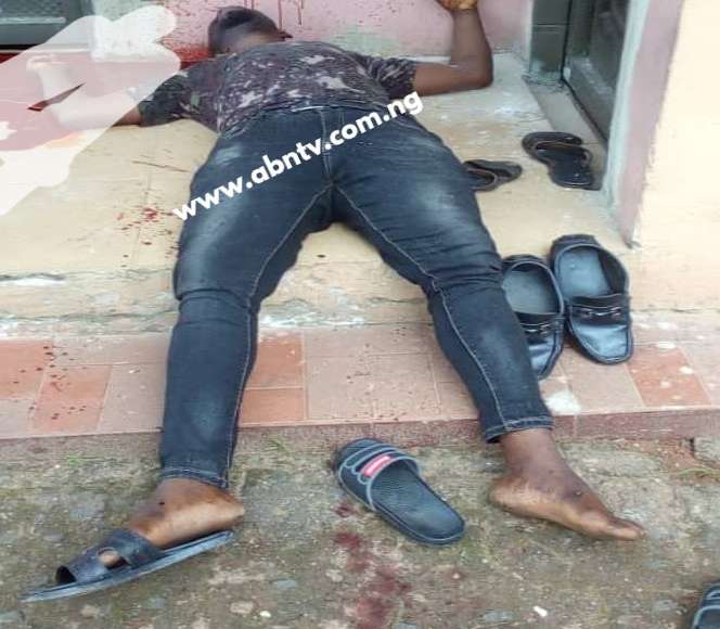 Policeman Attached To Abia Assembly Member, Kills Colleague (Graphic Photos)