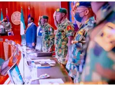 Buhari Summons Service Chiefs Buhari Summons Service Chiefs