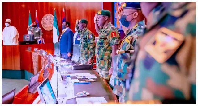 Buhari Summons Service Chiefs Buhari Summons Service Chiefs