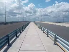 After Vandalization, FG Reinstalls Solar Lights, CCTV On Second Niger Bridge Second Niger Bridge Completed - Fashola