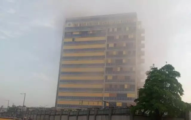 Many Trapped As Fire Engulfs WAEC Office In Lagos