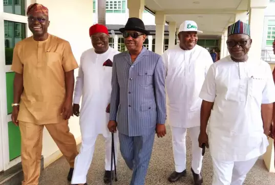 2023 Presidency: Wike, Ikpeazu, Ortom, Other Govs Meet In Enugu Over Peter Obi (PHOTOS) 2023 Presidency: Wike, Ikpeazu, Ortom, Other Govs Meet In Enugu Over Peter Obi (PHOTOS)