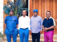 Ayade, Umahi Visit Wike In Rivers, Ikpeazu Joins Meeting