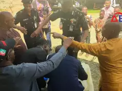 Abia APGA Leadership Crisis: Ehiemere, Ukaegbu Fight Dirty At Peace Accord Signing (Photos, Video) Abia APGA Leadership Crisis: Ehiemere, Ukaegbu Fight Dirty At Peace Accord Signing (Photos, Video)