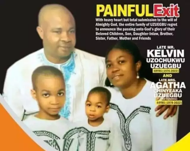 SAD! Another Family Of 4 Wiped Off In Abia, Set For Burial