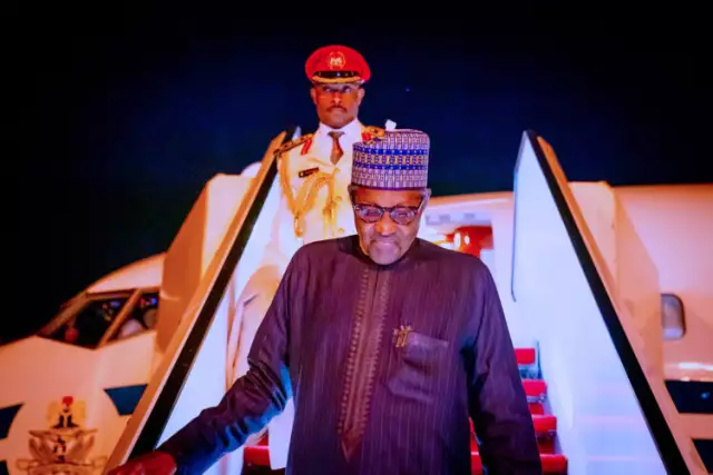 Buhari Arrives Katsina Ahead Saturday’s Presidential Elections Buhari Arrives Katsina Ahead Saturday’s Presidential Elections