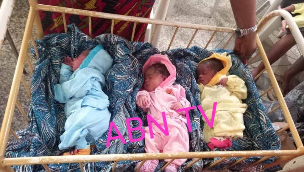 Couple Welcomes First Triplets In Family Lineage In Abia, Urges Couple To Keep Faith With God