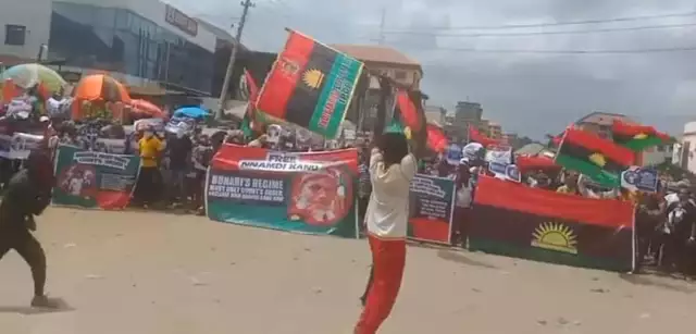 Commercial, Social Activities Not Affected By IPOB Members’ Protest In Aba — Police Commercial, Social Activities Not Affected By IPOB Members' Protest In Aba — Police
