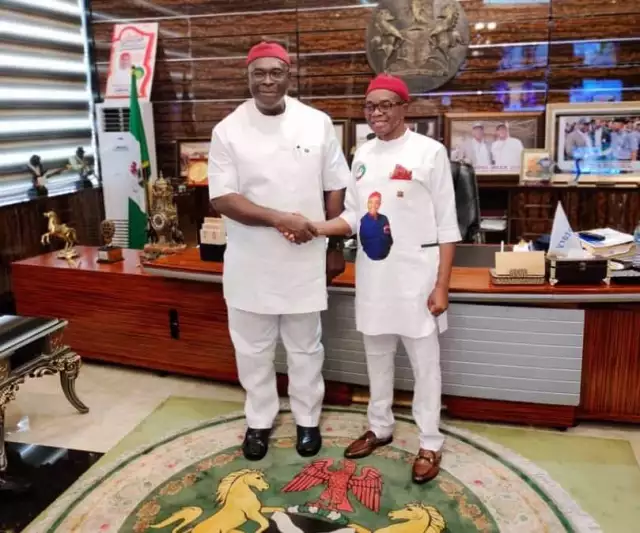 Abia PDP Guber Candidate, Prof Ikonne Visits Chikwe Udensi Abia PDP Guber Candidate, Prof Ikonne Visits Chikwe Udensi