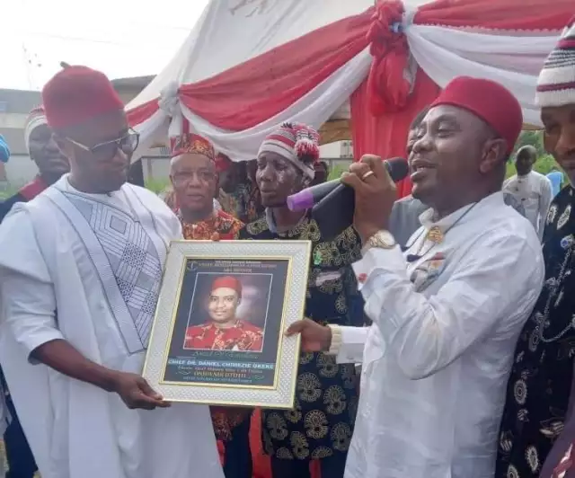 Ututu Community In Aba Honours Chief Dan Okeke, Endorses Him For Reps Ututu Community In Aba Honours Chief Dan Okeke, Endorses Him For Reps