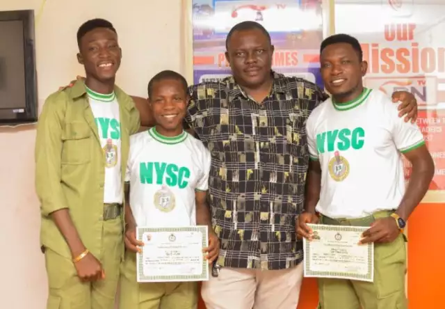 NYSC Members Who Served In ABN TV Appreciates Management (Photos)