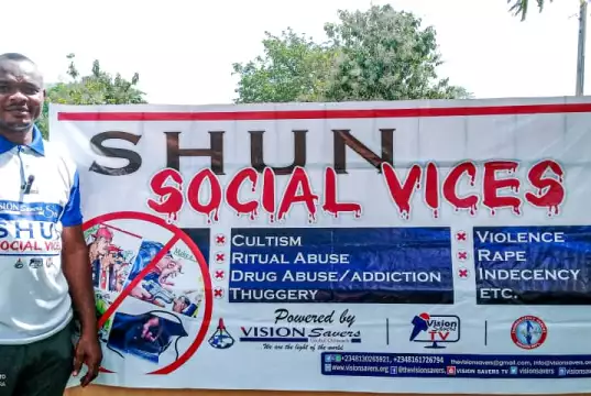 Vision Savers Global Outreach Takes Anti-cult Campaign To ABSU During Matric Vision Savers Global Outreach Takes Anti-cult Campaign To ABSU During Matric