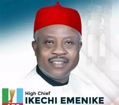 Abia APC Guber Candidate, Ikechi Emenike, Other Party Leaders Pay Courtesy Visit To National Chairman (Photos) Abia APC Guber Candidate, Ikechi Emenike, Other Party Leaders Pay Courtesy Visit On National Chairman (Photos)
