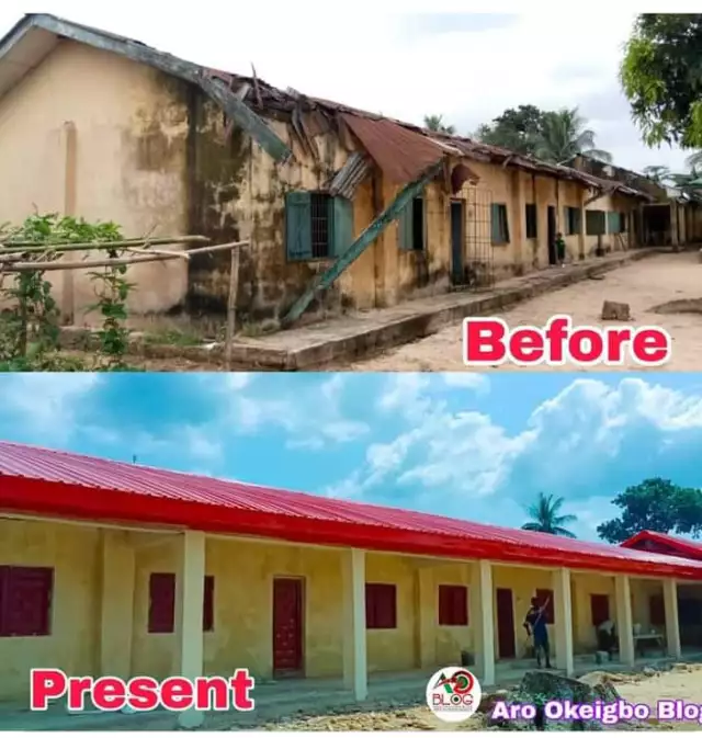 Sen Kalu Embarks On Massive Renovation Of Schools In Abia North (Photos)