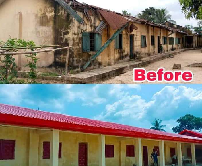 Sen Kalu Embarks On Massive Renovation Of Schools In Abia North (Photos)