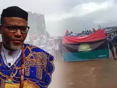 IPOB Members Protest In Aba For Nnamdi Kanu’s Immediate Release (Photos, Video) IPOB Declares May 30 Sit-At-Home In Southeast