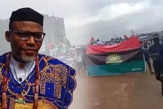 IPOB Members Protest In Aba For Nnamdi Kanu’s Immediate Release (Photos, Video) IPOB Declares May 30 Sit-At-Home In Southeast