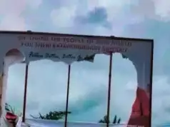 Politicians Defacing Opposition’s Billboards To Face Hard Times As Kwara Police Talk Tough Man Electrocuted While Destroying Campaign Billboard