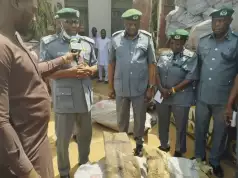 NCS Hands Over 284 Parcels Of Cannabis To NDLEA In Kebbi NCS Hands Over 284 Parcels Of Marijuana To NDLEA In Kebbi
