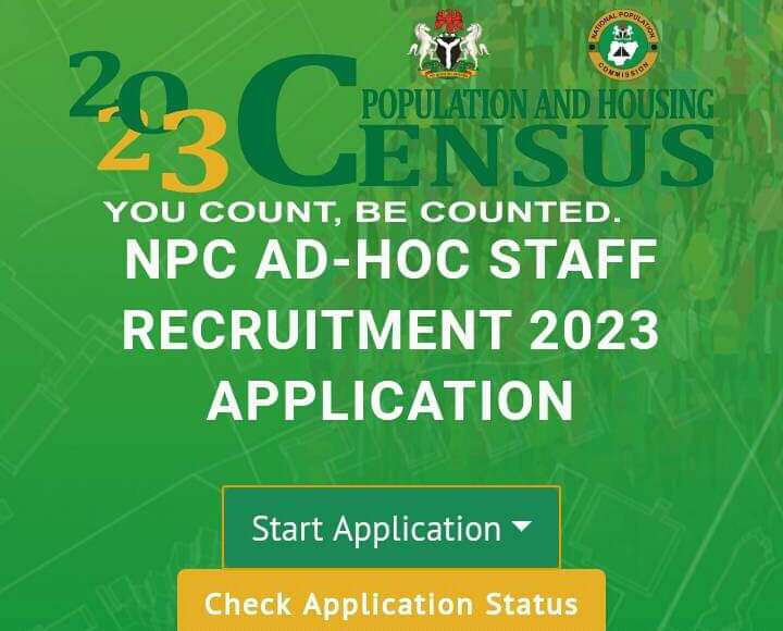 NPC Recruitment Portal For Adhoc Staff Closes Dec 28, Says Federal Commissioner