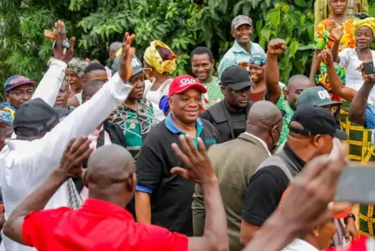 Abia North: Orji Kalu Flags Off Road Project In Okoko Item Abia North: Orji Kalu Flags Off Road Project In Okoko Item