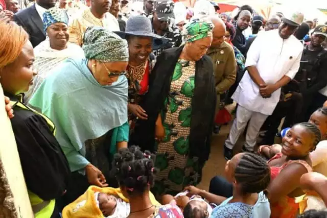 Tinubu’s Wife Doles Out N50m Donation To Bayelsa Flood Victims