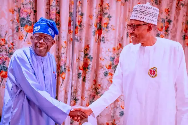 2023: Buhari In Strategic Close Door Meeting With Tinubu (Photos)