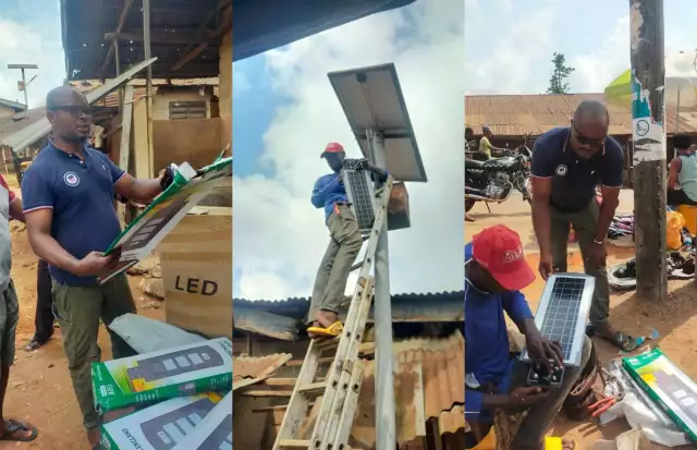 Councilor Embarks On Solar Power Installation In Ohafia Market, Others (Photos) Councilor Embarks On Solar Power Installation In Ohafia Market, Others (Photos)