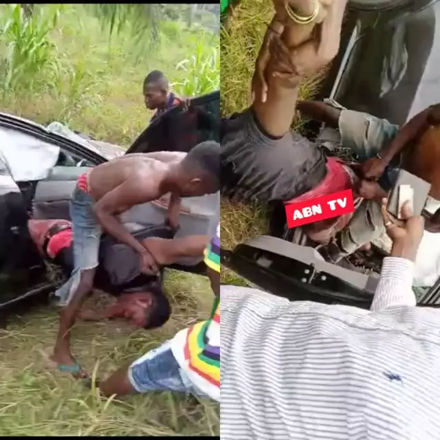 Final Year Medical Student Dies In Ghastly Accident Along Aba-Umuahia Expressway (GRAPHIC PHOTOS, VIDEO) Final Year Medical Student Dies In Ghastly Accident Along Aba-Umuahia Expressway (GRAPHIC PHOTOS, VIDEO)