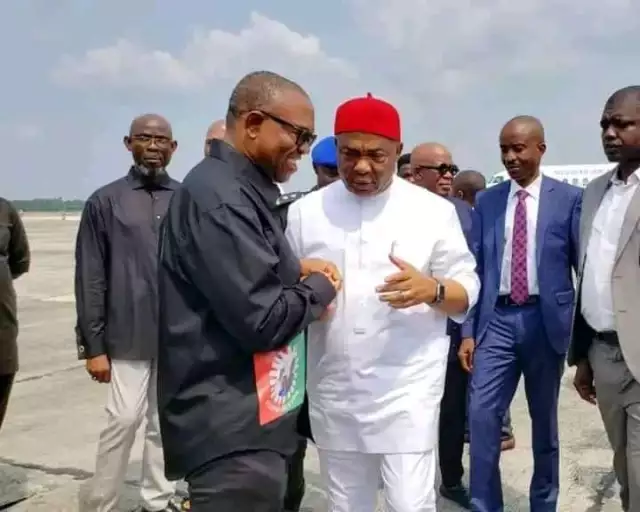 "You Are A Good Man" - Peter Obi  Praises APC Governor Uzodinma