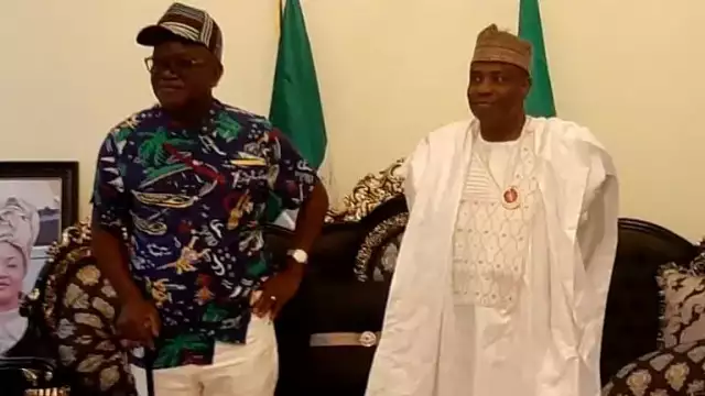 PDP Crisis: Tambuwal Visits Ortom, Says Solution Possible