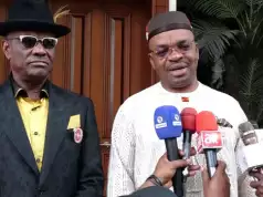 PDP Crisis: Udom Emmanuel Meets Wike In Port Harcourt