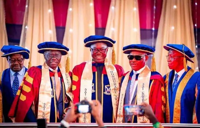 Wike, Makinde, Sanwo-Olu Bag Honorary Doctorate Degrees Wike, Makinde, Sanwo-Olu Bag Honorary Doctorate Degrees