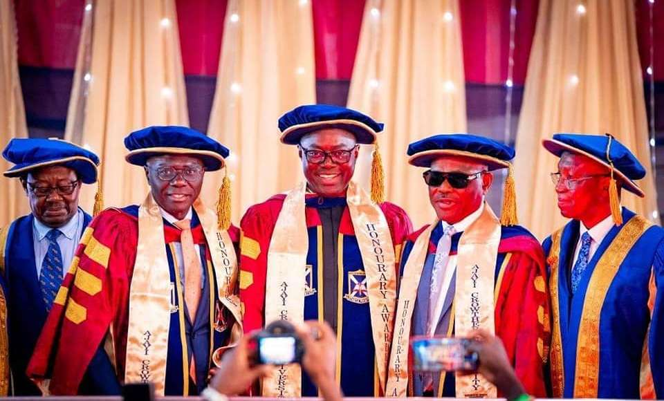 Wike, Makinde, Sanwo-Olu Bag Honorary Doctorate Degrees