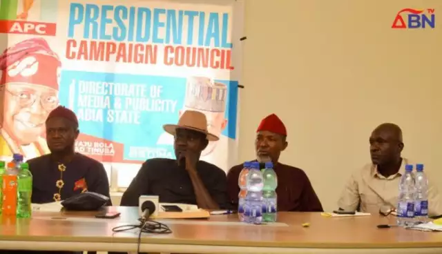Abia APC Accuses PDP Of Presiding Over Deterioration, Drums Support For Tinubu Abia APC Accuses PDP Of Presiding Over Deterioration, Drums Support For Tinubu