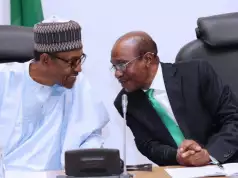President Buhari Meets CBN Gov, Emefiele At State House President Buhari Meets CBN Gov, Emefiele At State House