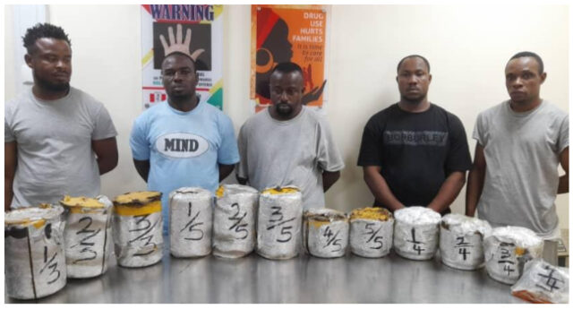 NDLEA Nabs 5 Drug Kingpins, Seizes Skunk, Meth Hidden In Compressors