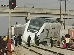 Train Derails In Abuja Train Derails In Abuja