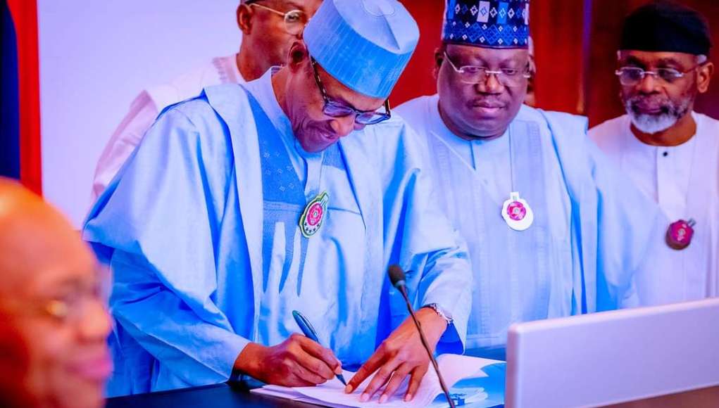 President Buhari Signs 2023 Budget